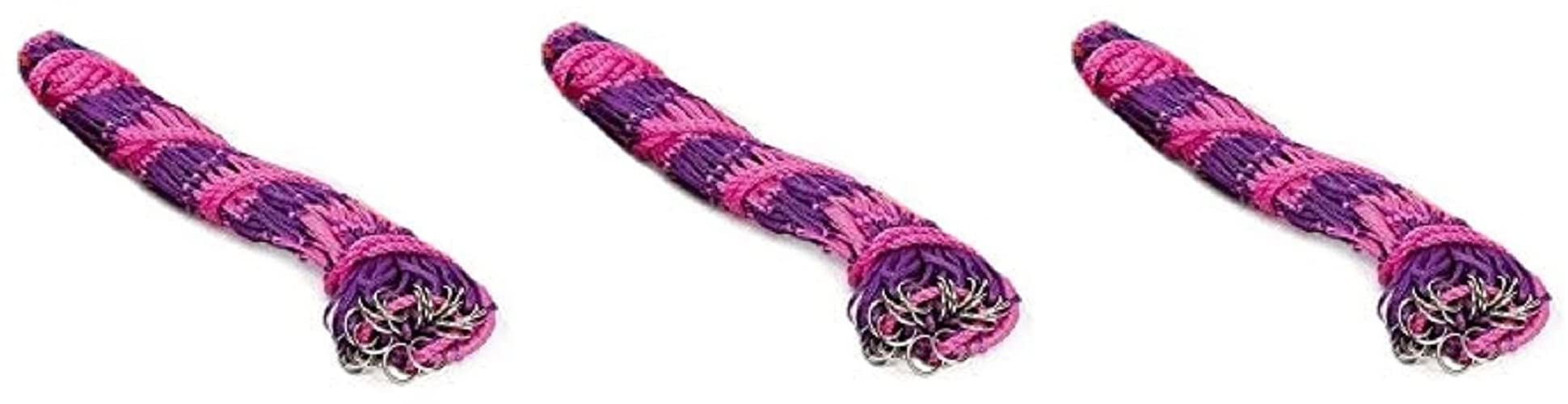 Shires Deluxe 2" Hole Haynet Purple/Pink 40" Net 3 Pack #1025