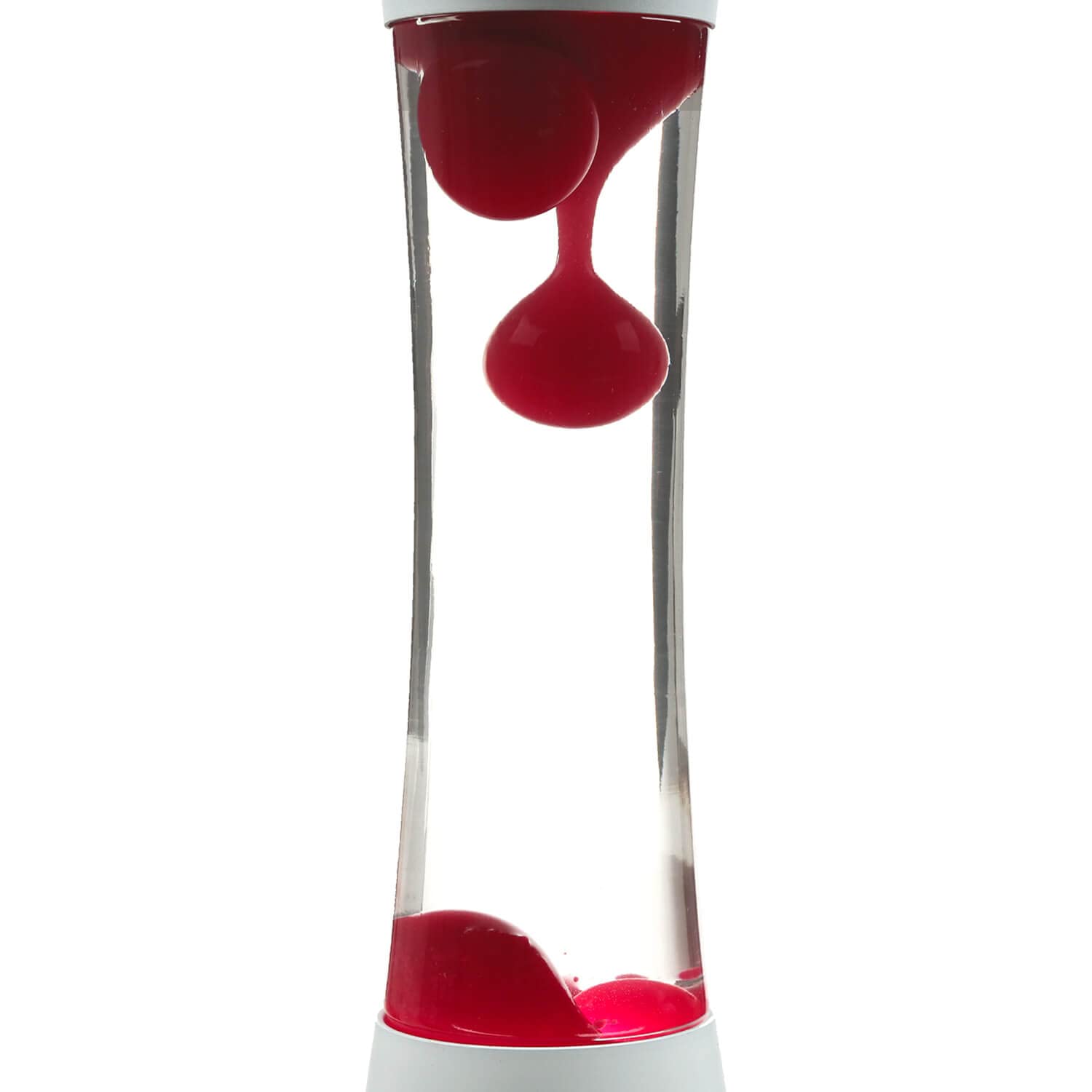 Lampe à lave rétro Rouge Blanc 39,5 cm G9 30 W avec interrupteur à fil