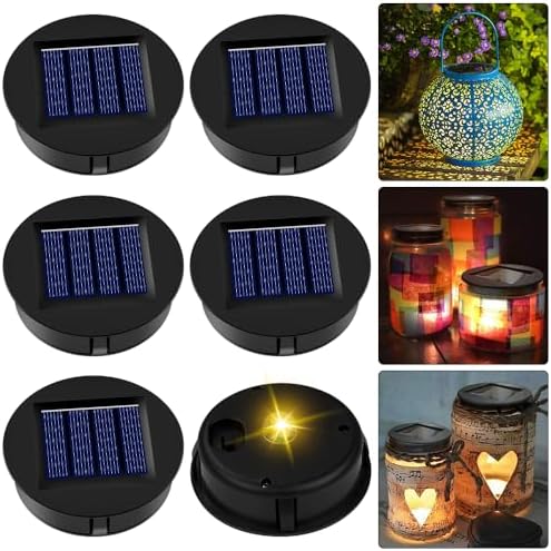 ZOYDP Solarleuchten Ersatzteile 8cm, 6 Stück Solarleuchten Ersatz