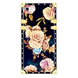Funermei Flower Luxury Case for iPhone 6 6S 4.7',3D Soft Colorful Rose Floral Rivet Pattern Design...
