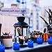 LANKER 24 Pack Flameless Led Tea Lights Candles, Flickering Blue Battery Operated Electronic Fake Candles, Decorations for Wedding, Party, Christmas, Halloween and Festival Celebration (Blue)