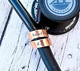 Copper Rose Gold Stethoscope ID Tag, Personalized Stethoscope Name Charm, Wrap Style Stethoscope...