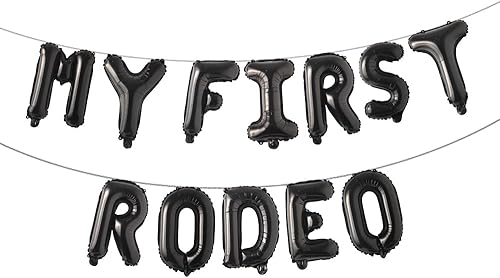 My First Rodeo - Decoración de fiesta de cumpleaños My First Rodeo, suministros para fiesta de cumpleaños My First Rodeo Banner My First Rodeo