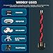DaFuRui 30Pcs DC 12V Electronic DC Buzzer 5v Alarm Active Piezo Beep Sound ABS Housing 85dB Wired Connector Black
