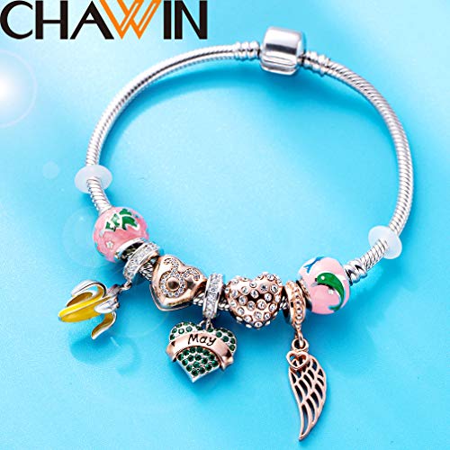 Fruit Banana Dangle Charm, 925 Sterling Silver Yellow Enamel Fit Pandora Women Bracelet, Europe Snake Beads Charms For Bracelets Necklaces Wedding/Valentine's Day/Mother's Day Gifts #TOP2