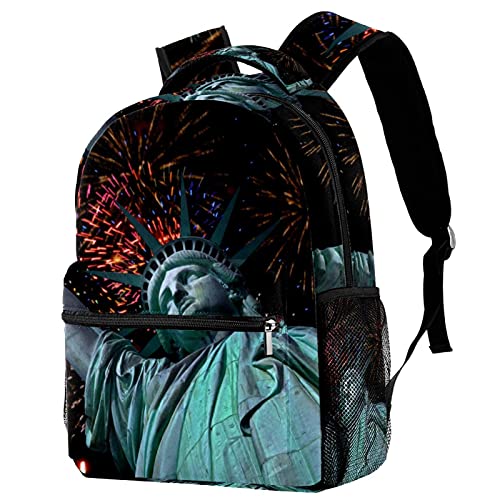 Sac à dos décontracté d'été bagage léger étudiant style classique motif multicolore tendance