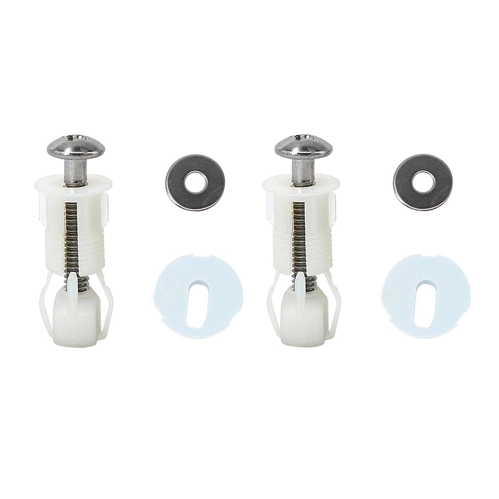carotoe Toilet Seat Cover Screw Sturdy Toilet Seat Hinges Screws Easy Installation 2PCS Item
