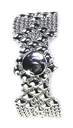 Liquid Metal by Sergio Gutierrez - 3 Sizes - SG Black Velvet Pouch Included. Chrome Plated Bracelet B4-N - Image 4