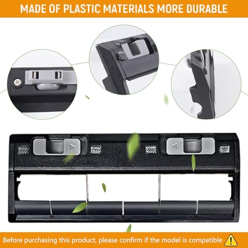 Image of Main Brush Hood Replacement, Main Roller Brush Cove, for ECOVACS Deebot Vacuum Cleaner T8 /N7 /N8 /N8 Pro+ /X1 Omni / T10 Omni /T20 Omni / X1Pro /T10 Pro Replacement Parts