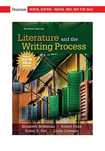 Literature and the Writing Process [RENTAL EDIT... 0135569346 Book Cover