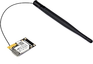 Waveshare UART To WiFi and Ethernet Module,UART Serial Server,Industrial WiFi Module,Integrated 802.11b/g/n module,TTL Serial Port, WiFi, and Ethernet Port Bi-directional Transparent Transmission