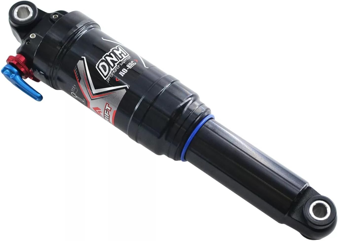 DNM AO-8RC 210x53mm Mountain Bike Air Rear Shock with Lockout,ST3009, black