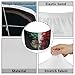 Qiyupavto Mexican Flag Car Hood Cover Protector Stretchable Car Hood Wrap Blankets Mexican Independence Day Decorations Automotive Exterior Accessories for Compact SUV Sedans Trucks Pickup