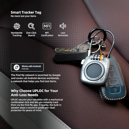 Rastreador Android compatible con Google Find My Device y candado de maleta 6