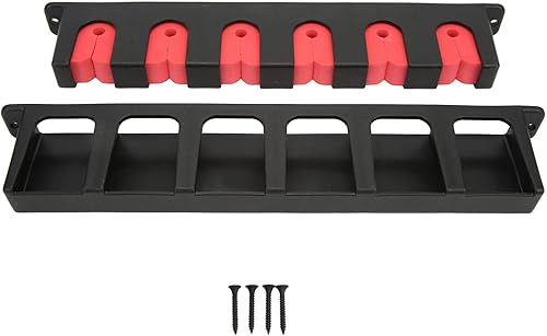 Soporte horizontal para caña de pescar, montaje en la pared, material de PVC ABS, soporte de pared para el hogar