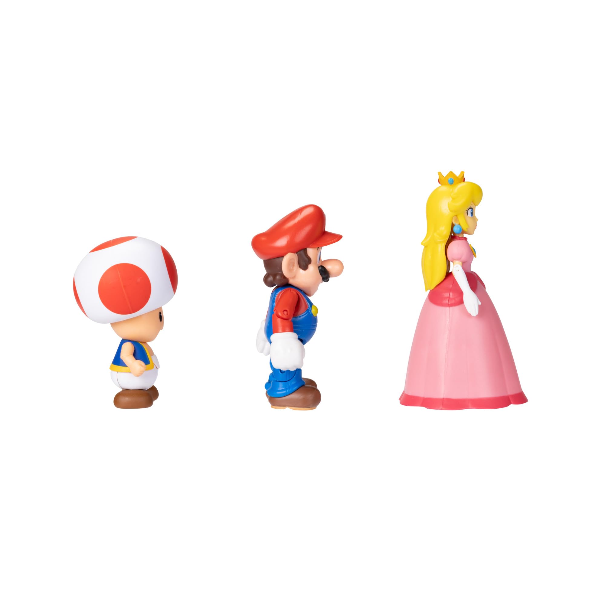 Nintendo Super Mario 3er Pack Mario & Friends, 10 cm
