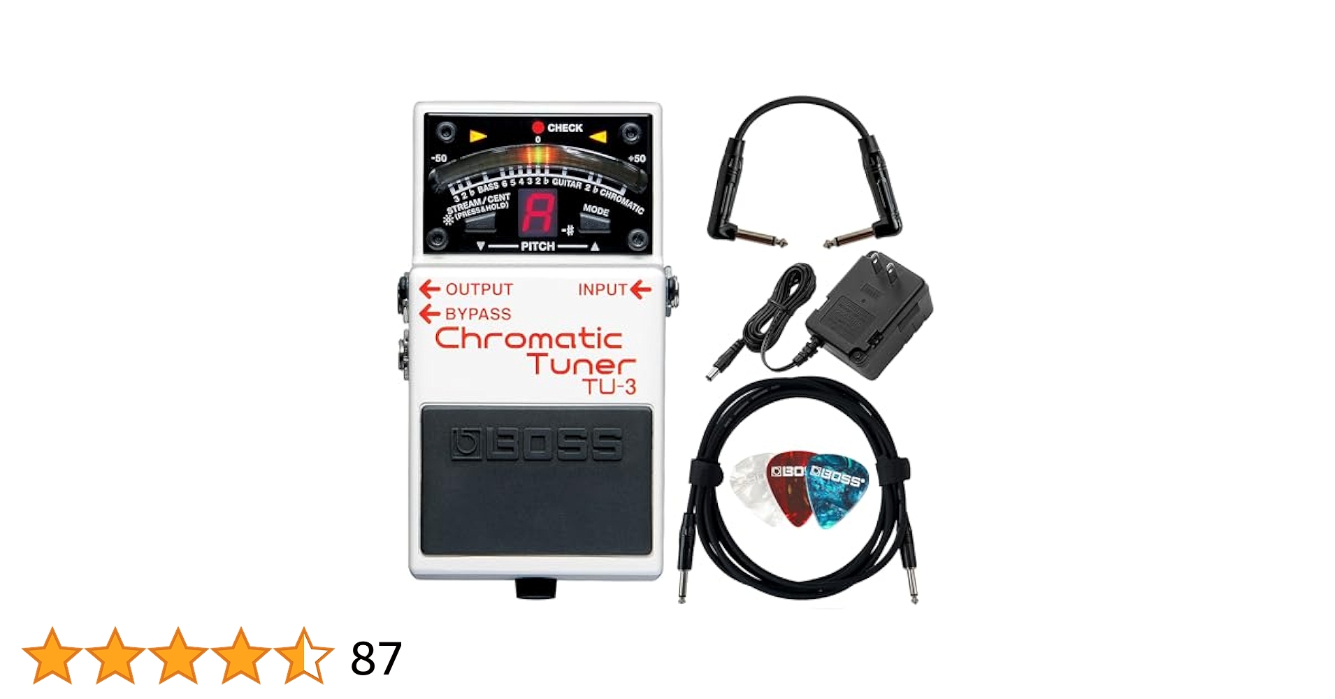 Amazon.com: Boss TU-3 Chromatic Tuner Pedal Bundle with