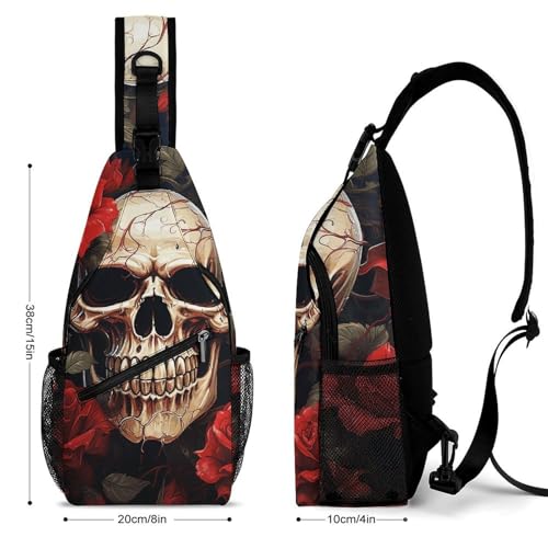 Two Cats Hugging Sling Bag for Men Women - Adjustable Crossbody Chest Backpack, 15" Travel Hiking Fanny Pack2