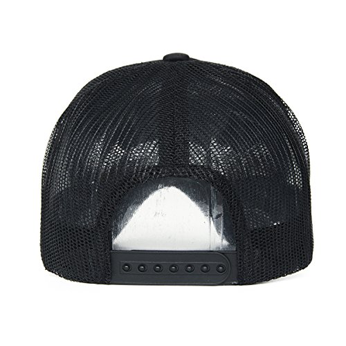 Redsharks Mesh Back Baseball Cap Trucker Hat 3D Embroidered Patch Black Rebel Since 1968 Black #TOP3