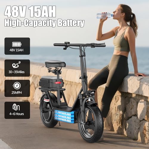 Electric Scooter for Adults, 1000W Peak Motor, Up to 25 MPH