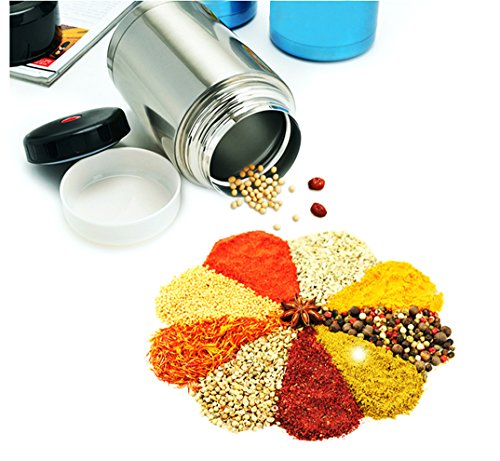 Meichoon Large Food Jars & Canisters 35 Oz Vacuum Insulated For Cooking, Stainless Steel Interior Leak Proof Soup Jar & Food Storage Container, Bm02 Blue #TOP6