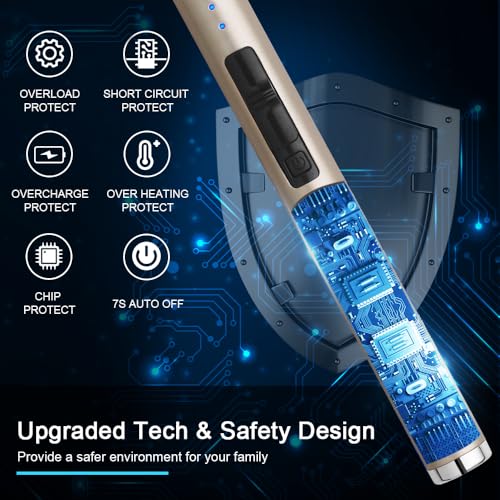 Encendedor eléctrico SUPRUS tipo vela recargable USB miniatura 3