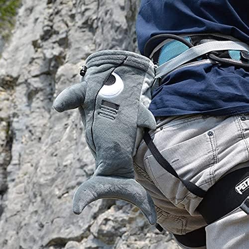 Shark Chalk Bag - Cool Animal Chalk Bag Edition for Rock Climbing, Rock Climber Gift