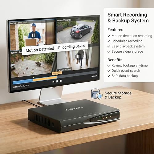 Image of Qidots 10 Channel CCTV Combo Set 4K 8 MP IP Bullet Cameras with 10 Channel NVR and 1TB HDD Hard Disk10pc Metal Body Bullet Camera ColourVu Dual Mode
