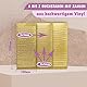 WIKAKERZEN Sticker Buchstaben-Set Groß- und Kleinbuchstaben mit Zahlen zum Beschriften von glatten Flächen wie Kerzen zur Taufe Kommunion oder Hochzeit (Schriftart Gerade, Gold)