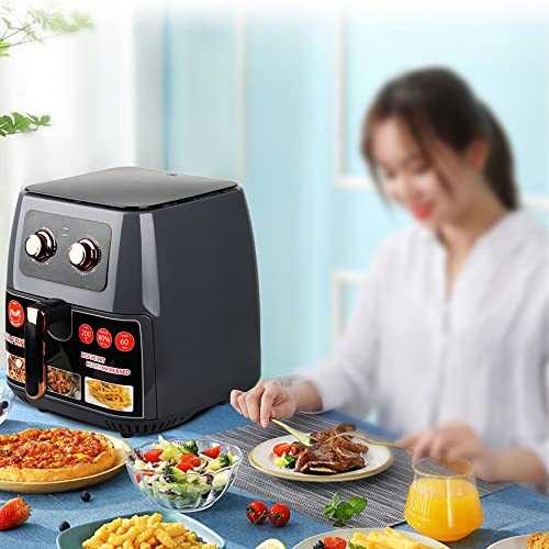 AJIEYMXD 7Q Air Fryer Review (2025): Oilless Cooking & Easy Clean 3 AJIEYMXD Electric Air Fryer with food