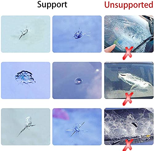 AODA Windshield Crack Repair Kit Car Window Glass Liquid Repair Set, Automotive Nano Fluid Glass Filler Vehicle Windscreen Tool for Fixing Chips, Cracks, Bulls-Eye and Star-Shaped Crack - Thumbnail 3