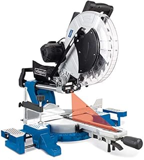 Scheppach HM140L Kapp-Zugsäge, Gehrungssäge 2000 W, 305 mm Sägeblatt, 330 mm Schnittbreite