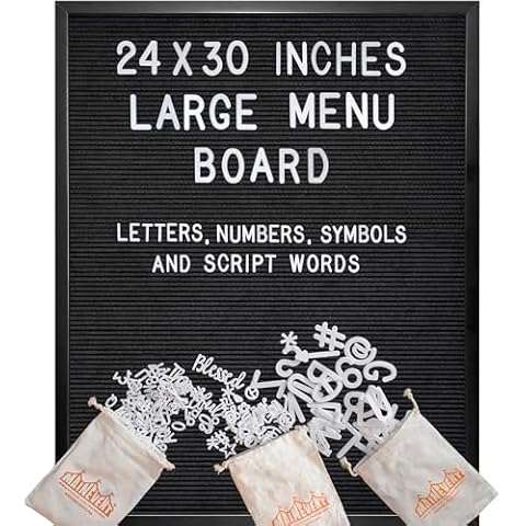 MAINEVENT 24x30 Inch Large Letter Board Cover