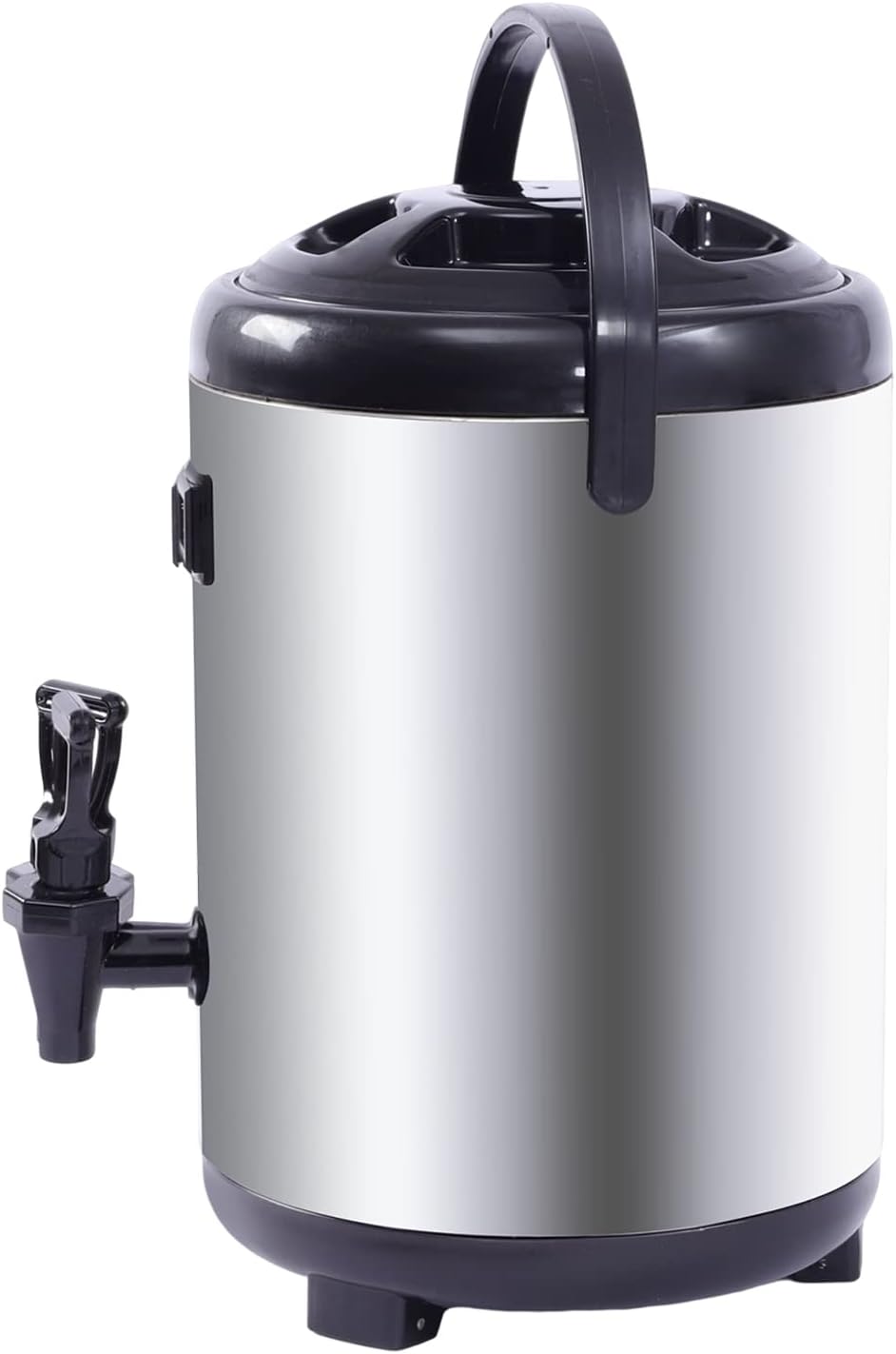 8L Stainless Steel Insulated Beverage Dispenser, 12-Hour Thermal Hot/Cold Drink Dispenser with Leakproof Spigot for Coffee Tea Milk