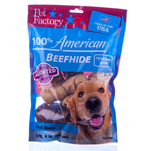 Pet Factory Bone Treat (8-Pack), Assorted Treat, 4 Inch #TOP27