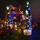 Weihnachtsbaum Künstlich,3 Stück Künstlicher Weihnachtsbaum,Mini Weihnachtsbaum,Tisch Weihnachtsbaum,Weihnachtsbaum Dekoration, Tabletop Weihnachtsbaum mit Lichtern,Christbaum,für Zuhause,Büro