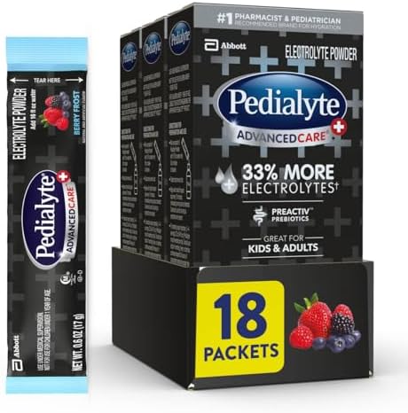 Pedialyte AdvancedCare Plus Electrolyte Powder, Has 33% More Elec...