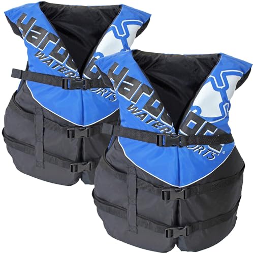 2 Pack Hardcore Coast Guard Type III PFD for Adults;