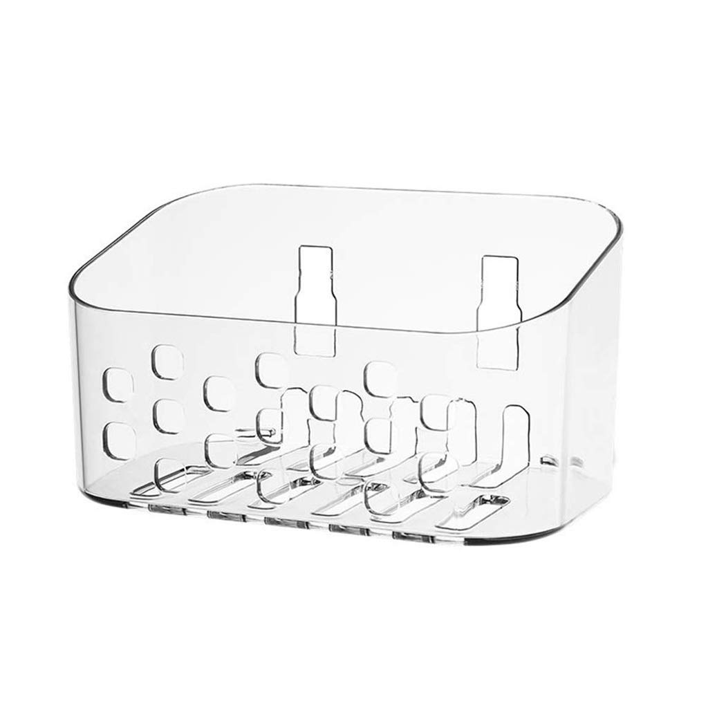Generic Bathroom Shelf Organizer Shower Caddy Kitchen Storage Rack Wall Mounted No Drilling