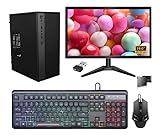 Giganics All-in-One Desktop Computer Set, i5 3rd Gen, 8GB RAM, 256GB SSD, 19' HD LED Monitor, RGB Keyboard & Mouse, WiFi, Windows 10, MS Office (8-256GB)