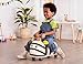 B. toys – Ride-On Zebra – Ride-On Toy for Toddlers – Soft Seat – Wooden Toys – 18 Months + – Zippity Zebra