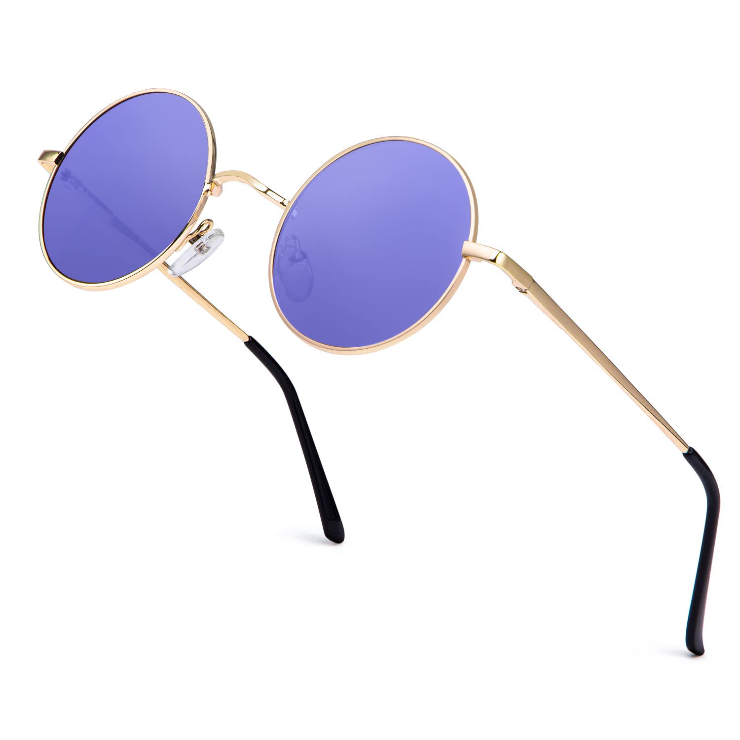 ANYLUV Sonnenbrille Herren Polarisiert, Runde Sonnenbrille Herren Damen Klassische mit UV-Schutz