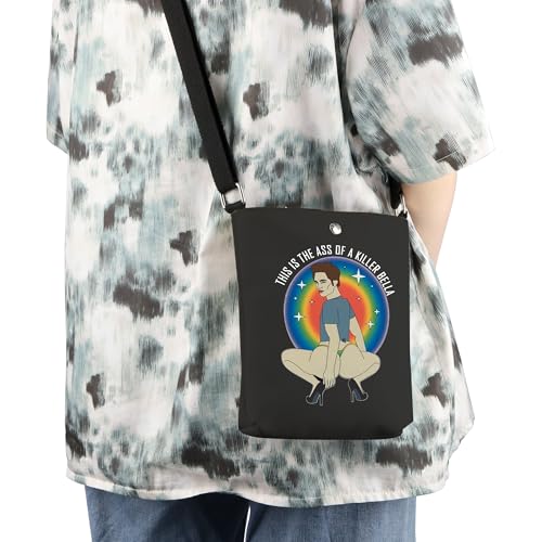 WCGXKO Movie Inspired Gift This Is The Ass Of A Killer Bella Lover Canvas Crossbody Bag3