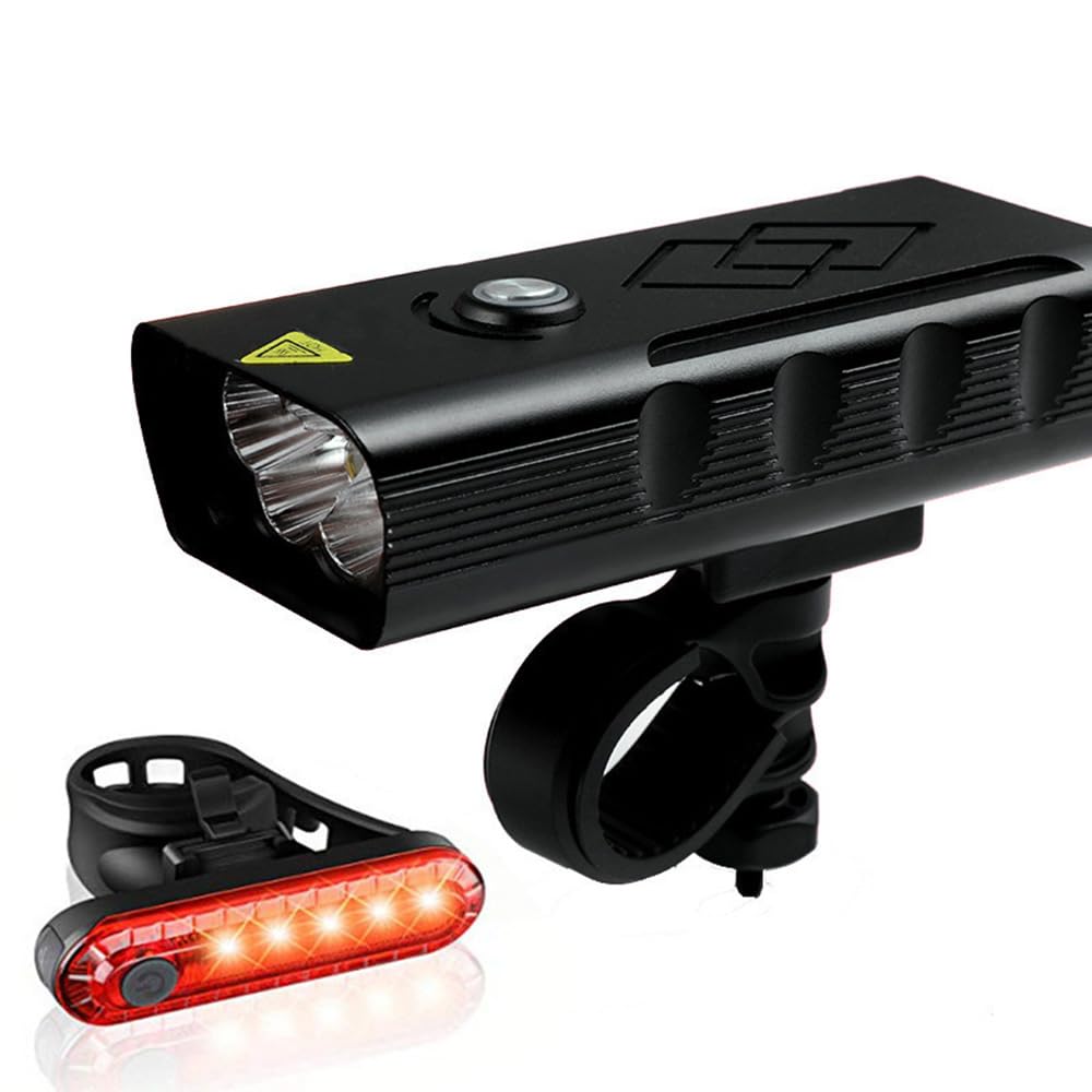 Fari per Bicicletta 5T6 Illuminazione Notturna per Esterni Fari rotanti Accessori per Ciclismo