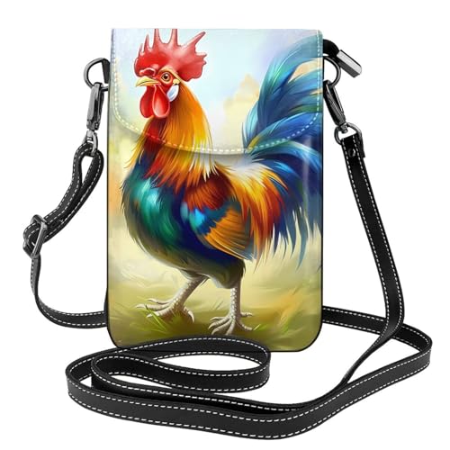 Petit sac à bandoulière en cuir BROLEO coloré à rabat pour femme actif