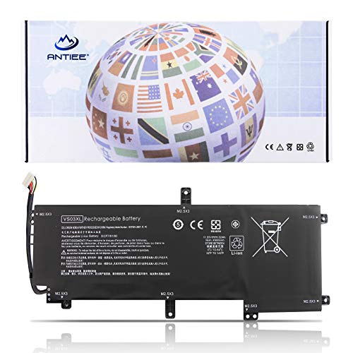 ANTIEE New VS03XL Laptop Battery for HP Envy 15-AS000 15T-AS000 15T-AS100 15-AS014WM AS001NG AS005NG AS003NG AS004NG AS006NG AS091MS AS133CL AS101NG Series HSTNN-UB6Y 849313-850 TPN-I125 11.55V 52Wh