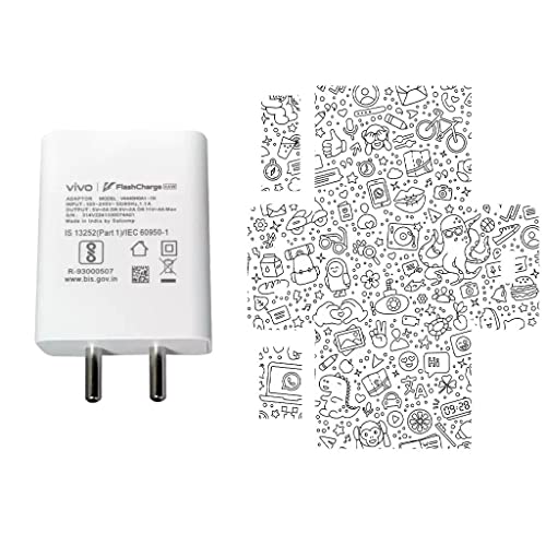 AtOdds - Compatible for Vivo Flash Charger (44W) - Charger/Adapter Skin Wrap (Graffiti38)