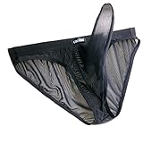 Mlovew Men's Transparent Mesh Penis Sheath Bikini Cock Glove Briefs Underwear