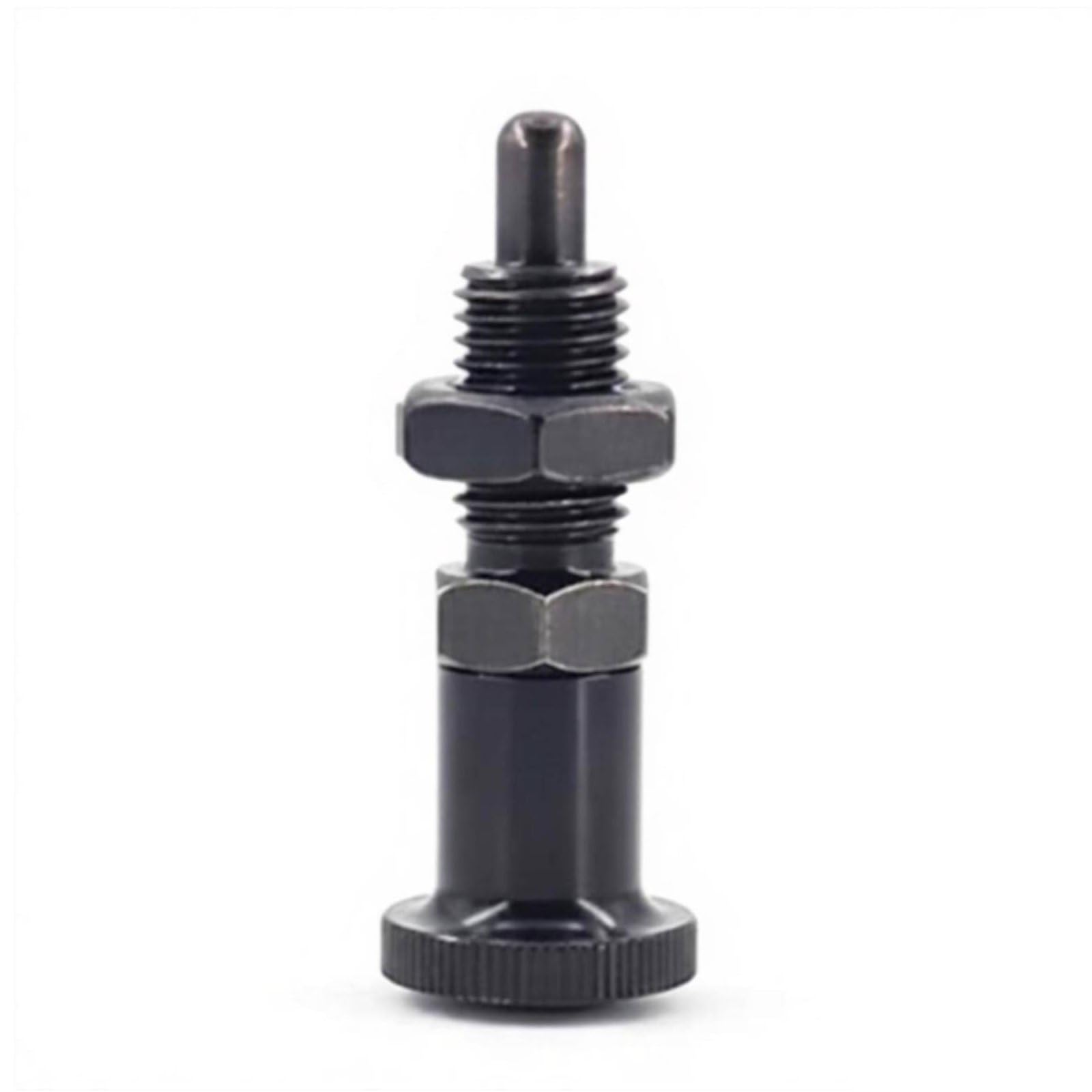 High Hardness Indexing Plunger Wear-Resistant Quick Release Indexing Fastener Anti-Rust Knob Plunger with Locking Nut Corrosion-Proof, M12L, Pxkn|Spring Pins-image-12
