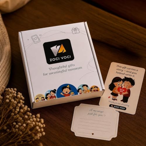 Image of ZOCI VOCI Birthday Gift for Wife - Personalized Photo Frame LED Light | Happy Birthday Acrylic Lamp with Wooden Base with Changeable Photos | Customized Gifts for Women, Her, Men, Him, Husband, Dad, Mom & Kids